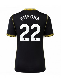 Chelsea Emmanuel Emegha #22 Replika Borta Kläder Dam 2026-27 Kortärmad Chelsea Emmanuel Emegha #22 Replika Borta Kläder Dam 2026-27 Kortärmad